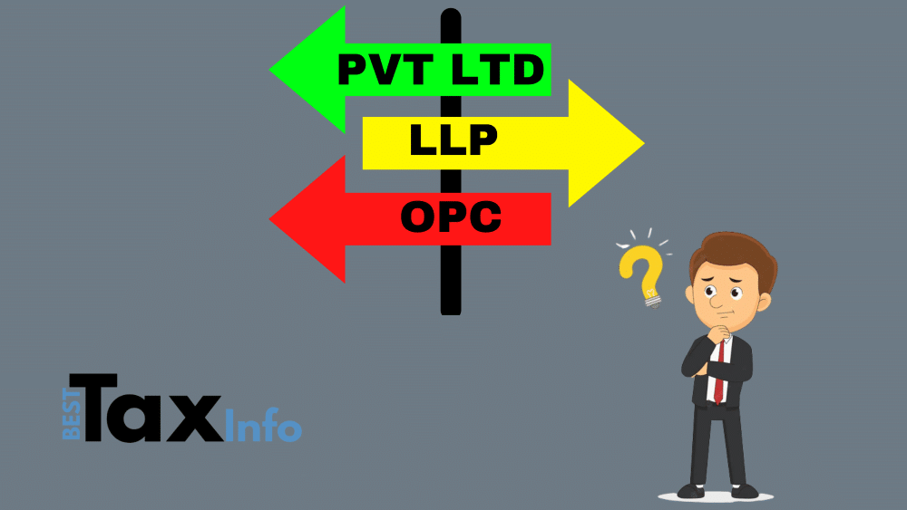 Pvt Ltd vs LLP vs OPC