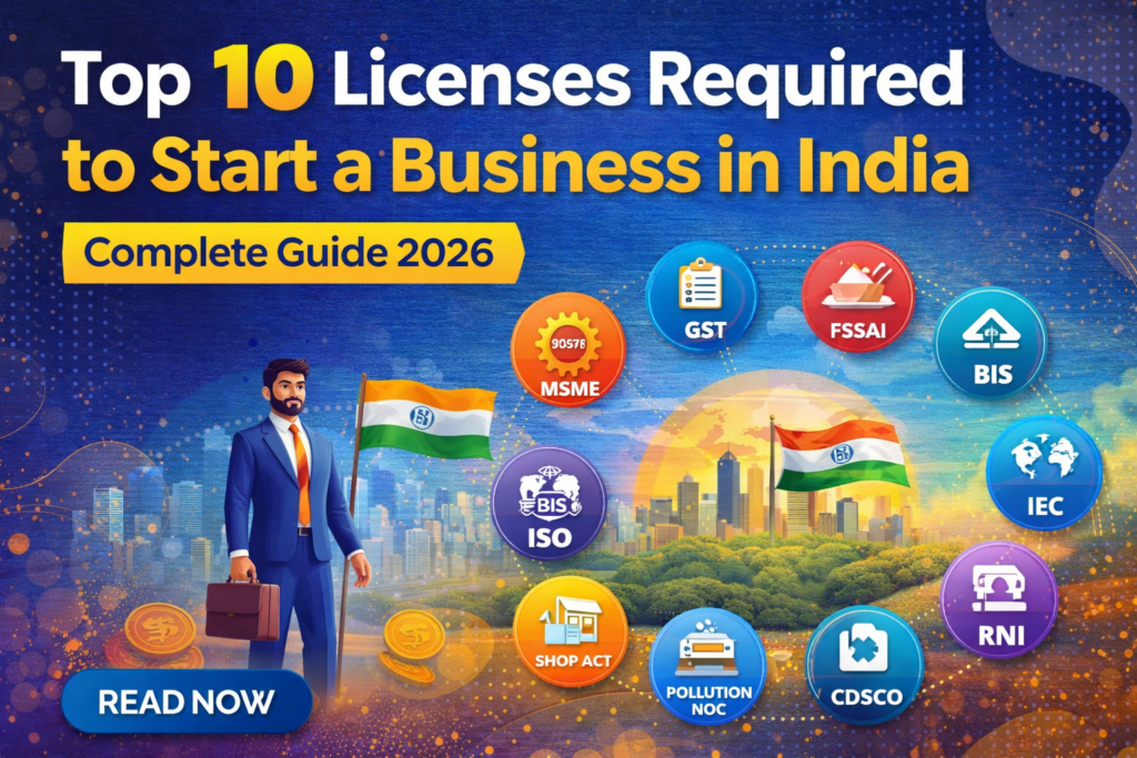 licenses required to start a business in India
