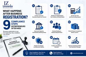 post business registration compliance