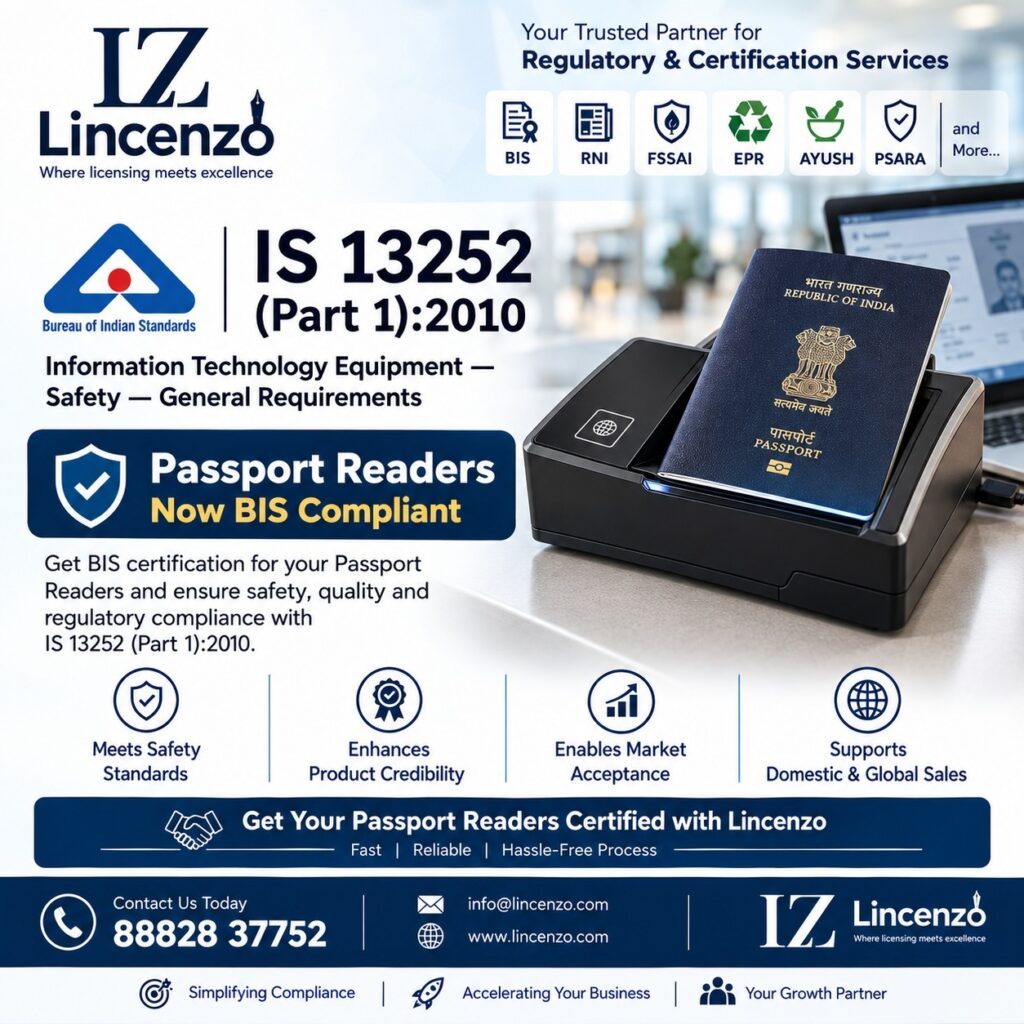 IS 13252 (Part 1):2010 and Passport Readers